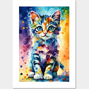 Feline fashion Posters and Art